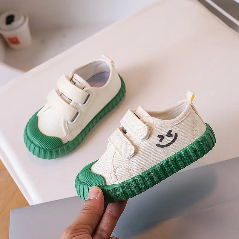 Kids Candy Color Canvas Sneakers