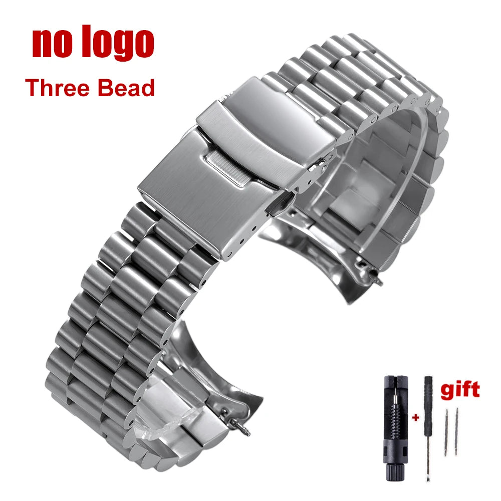 Solid Steel Watch Band for Seiko 5 SKX