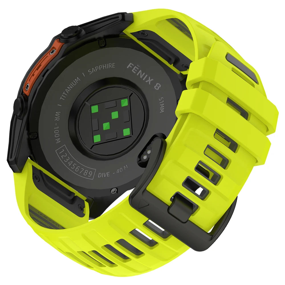 Silicone QuickFit Band for Garmin Fenix