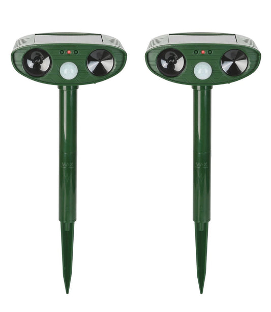 Ultrasonic Chipmunk Repeller - Solar Powered - Get Rid of Chipmunks in 48 Hours