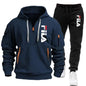 Men's hoodie set, a two-piece set of comfortable and fashionable top and casual sport pants