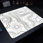 Fluid Mouse Pad 22X18 40X45 Square Computer Accessories Office Game Table Mats Rubber Anti-slip Mousepads Small Decor Desk Pads