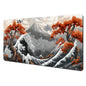 Red and Black Art Landscapes Large Mouse Pad Anti-Slip Durable Desk Mat Offices Accessories Keyboard Mouse Mat Tapis De Bureau