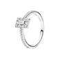 S925 Silver Bow Love Flower Ring Fashionable and High End Style Ring