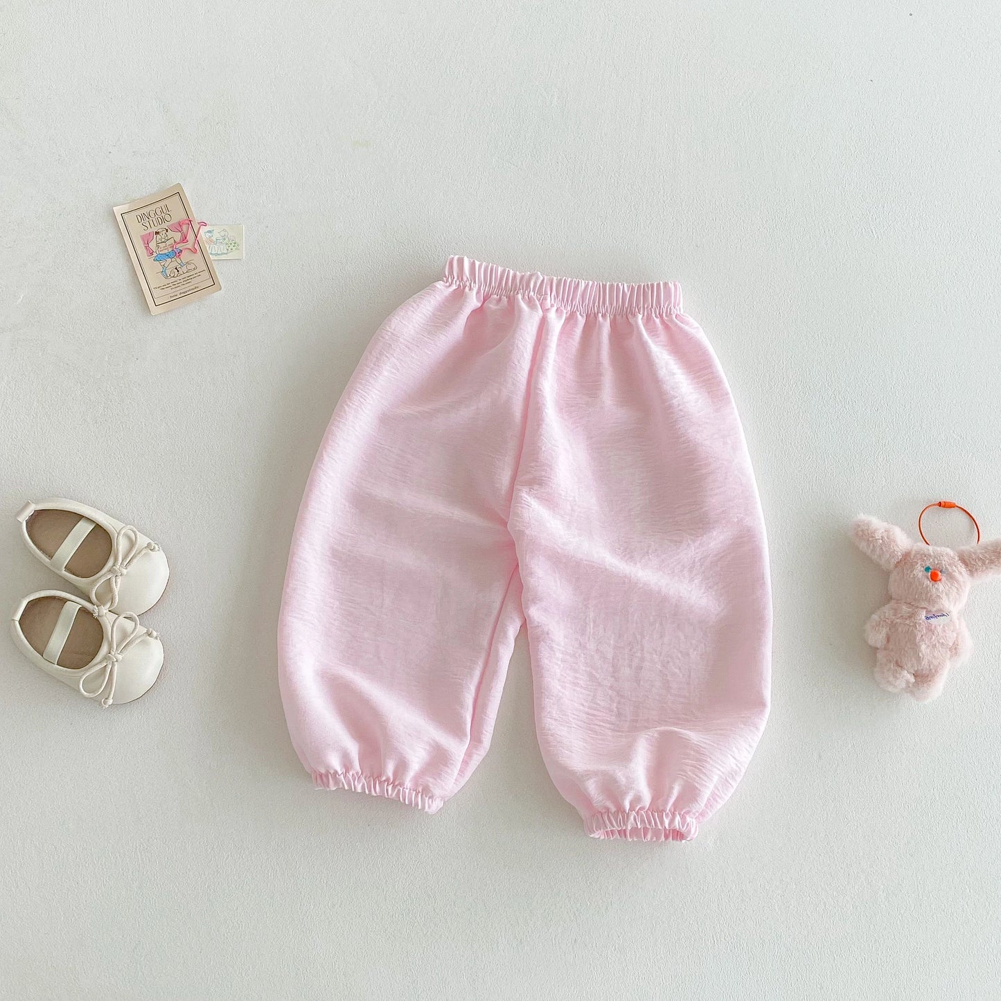 Summer Solid Color Children's Anti-mosquito Pants Loose Casual Bloomers For Kids Girls And Boys Toddler Costume Thin Trousers