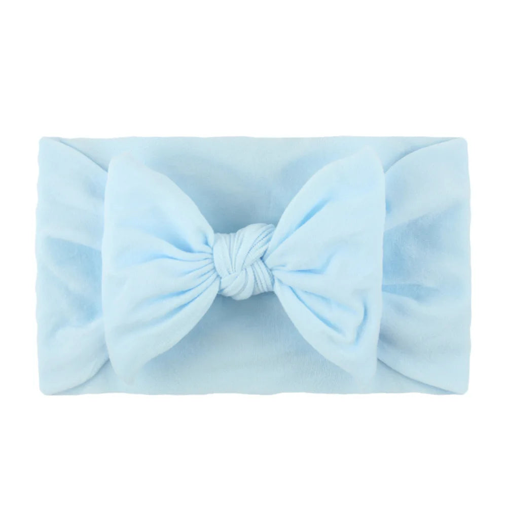 Baby Bow Headbands For Girls Soft ElasticChildren Hair Band Hair Tie Newborn Baby Hair Accessories Party Gifts Girls Headwraps