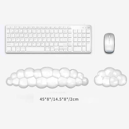 Mouse pad Wrist antislip silicone transparent Wrist brace Support Mat Memory Wrist Mouse Pad Computer Laptop keyboard Mat