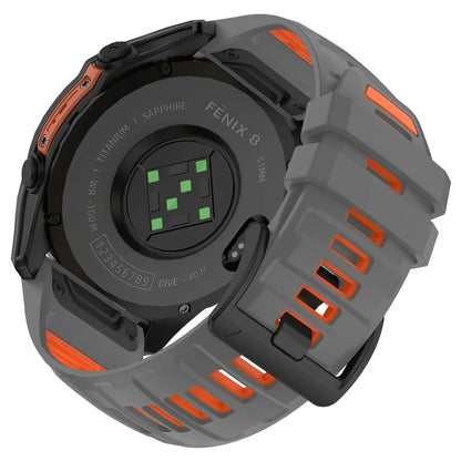 22/26mm Silicone Watchband Fenix 8 Pro Sport Strap For Garmin Tactix 7/Quatix8 Forerunner 970 965 Instinct 2X Quick Fit Bracelet
