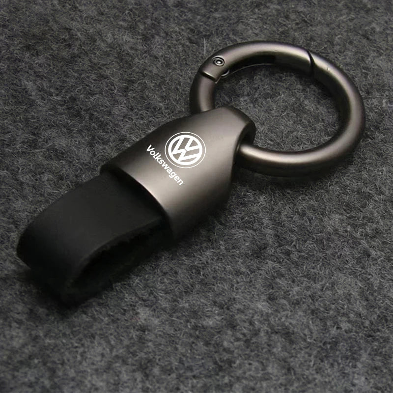 Luxury Men Women Suede/Metal Key Chain Fashion Keychain Key Ring Holder For VW GTI Jetta Golf Tiguan Polo Transporter Passat GTD