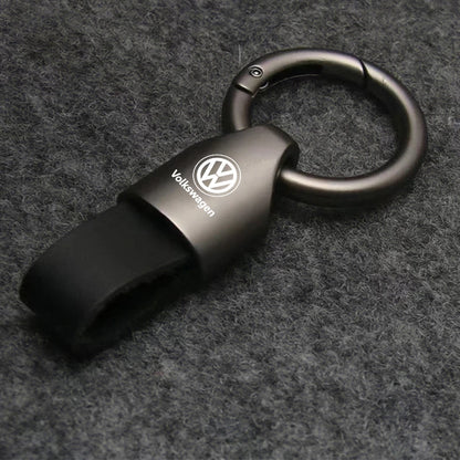 Luxury Men Women Suede/Metal Key Chain Fashion Keychain Key Ring Holder For VW GTI Jetta Golf Tiguan Polo Transporter Passat GTD