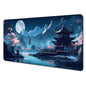 Red and Black Art Landscapes Large Mouse Pad Anti-Slip Durable Desk Mat Offices Accessories Keyboard Mouse Mat Tapis De Bureau