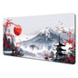 Red and Black Art Landscapes Large Mouse Pad Anti-Slip Durable Desk Mat Offices Accessories Keyboard Mouse Mat Tapis De Bureau