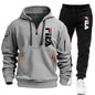 Men's hoodie set, a two-piece set of comfortable and fashionable top and casual sport pants