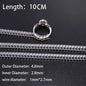 4pcs/lot Transparent Spiral Based Ring Tools Spring Coil Ring Size Adjuster Guard Tightener Reducer Resizing Tool For Jewelry