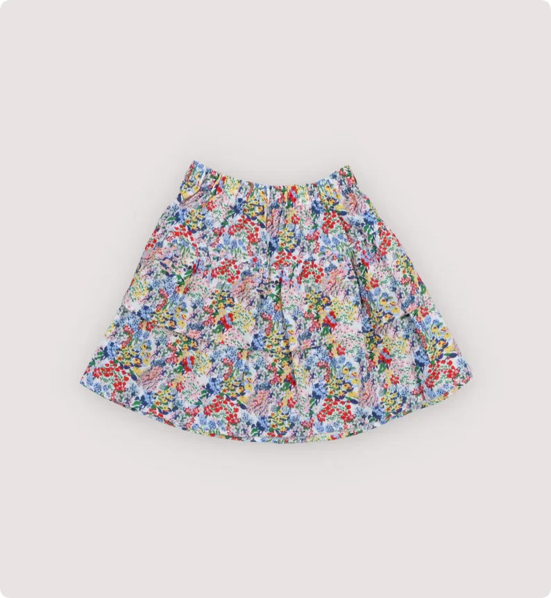 Baby Rompers Jumpers 2026 Summer Verbena Print Girl Dress Short Sleeve Tee and Short Set Sisters Skirt Clothing