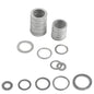 20/50Pcs Aluminum O-Ring Washer Gasket Plain Washer M4 M5 M6 M8 M10 M12 M14 M16 M20 M22 M24 M26 for Sump Plugs Oil Fasteners Kit