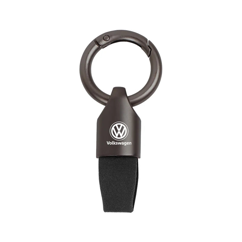 Luxury Men Women Suede/Metal Key Chain Fashion Keychain Key Ring Holder For VW GTI Jetta Golf Tiguan Polo Transporter Passat GTD