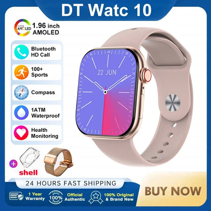 New DT Watch 10 Smartwatch 16GB Large Memory NFC 3D Stereo Vision Compass Muiti-Sport Mode Waterproof Bluetooth call Smartwatch