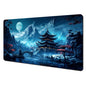 Red and Black Art Landscapes Large Mouse Pad Anti-Slip Durable Desk Mat Offices Accessories Keyboard Mouse Mat Tapis De Bureau