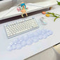 Mouse pad Wrist antislip silicone transparent Wrist brace Support Mat Memory Wrist Mouse Pad Computer Laptop keyboard Mat