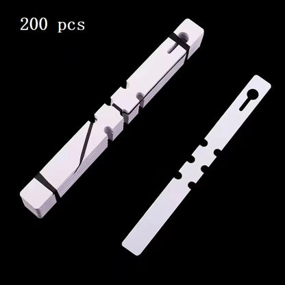 Garden100PCS Pvc Waterproof Ring For Flower Plant Labels, Seedlings, Orchids, Garden Floral Markers, Plastic Signboards