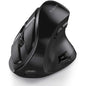JOMAA 2.4G Wireless Mouse Rechargeable Bluetooth Mouse Ergonomic Vertical Mouse for Mac Windows Laptop Tablet Gaming Mause