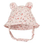 2026 Newborn Boys Girls Bucket Hat Summer Kids Toddler Panama Cap 0 to 12 Months Soft Cotton Baby Sun Hat With Ears Cute Bunny