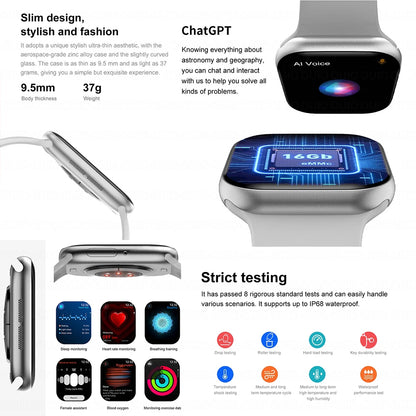New DT Watch 10 Smartwatch 16GB Large Memory NFC 3D Stereo Vision Compass Muiti-Sport Mode Waterproof Bluetooth call Smartwatch