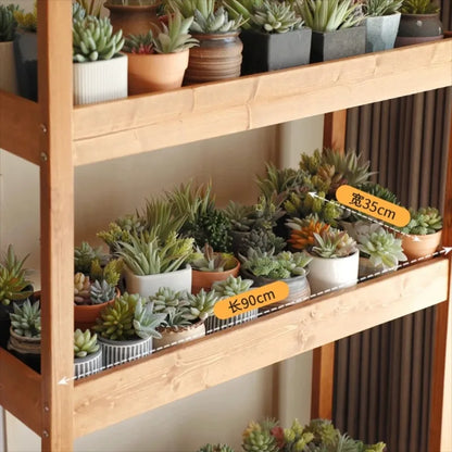 Garden Black Plant Stands Wooden Pots Shelf Patio Plant Stands Flower Outside Giardino Arredamento Esterno Terrace Furniture