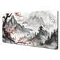 Red and Black Art Landscapes Large Mouse Pad Anti-Slip Durable Desk Mat Offices Accessories Keyboard Mouse Mat Tapis De Bureau