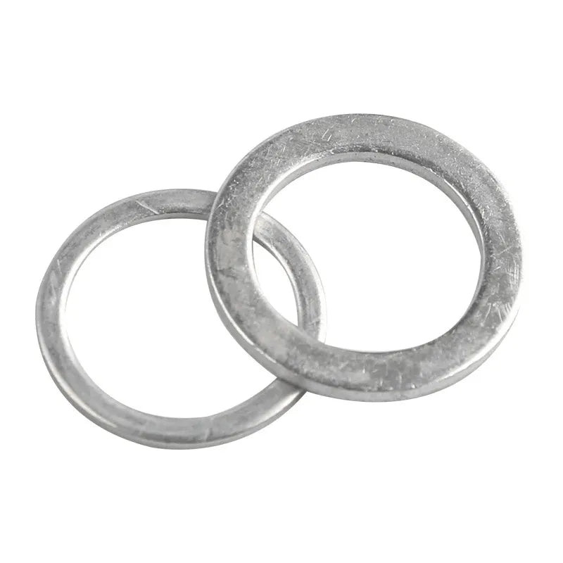 20/50Pcs Aluminum O-Ring Washer Gasket Plain Washer M4 M5 M6 M8 M10 M12 M14 M16 M20 M22 M24 M26 for Sump Plugs Oil Fasteners Kit