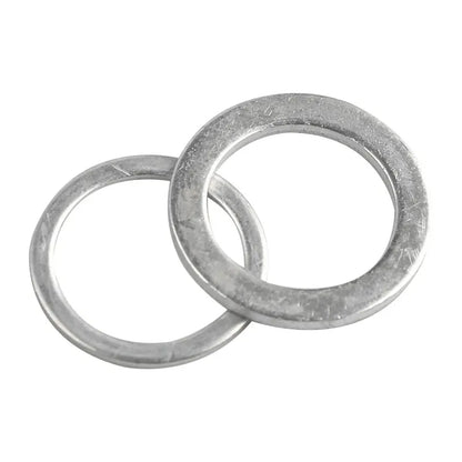 20/50Pcs Aluminum O-Ring Washer Gasket Plain Washer M4 M5 M6 M8 M10 M12 M14 M16 M20 M22 M24 M26 for Sump Plugs Oil Fasteners Kit