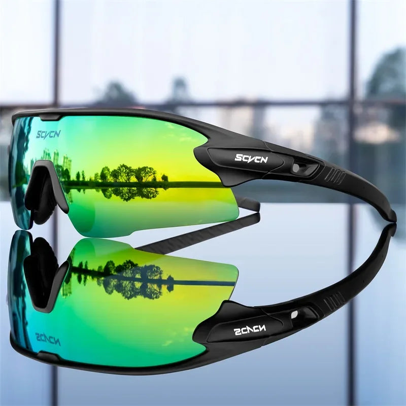 SCVCN UV400 Cycling glasses MTB Road Bike Riding Eyewear Outdoor Sport Sunglasses Running Driving Goggles Men Women camping golf