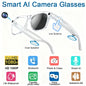 Lenovo AI Smart Glasses With 8K 1200mp Camera Chat Gpt Touch Sport Sunglasses Music Player Bluetooth Calling Voice Assistant