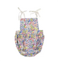 Baby Rompers Jumpers 2026 Summer Verbena Print Girl Dress Short Sleeve Tee and Short Set Sisters Skirt Clothing