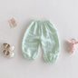 Summer Solid Color Children's Anti-mosquito Pants Loose Casual Bloomers For Kids Girls And Boys Toddler Costume Thin Trousers