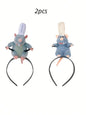1/2pcs Whimsical Cartoon Mouse Headband - Soft and Comfortable Women's Hair Accessory for  Costume Play, and Everyday Fun