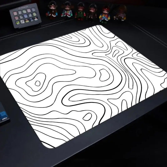 Fluid Print Anti-Slip Rubber Mouse Pad