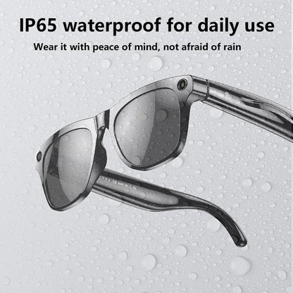 Lenovo AI Smart Glasses With 8K 1200mp Camera Chat Gpt Touch Sport Sunglasses Music Player Bluetooth Calling Voice Assistant