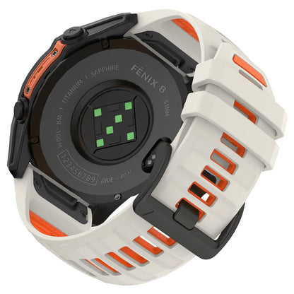 22/26mm Silicone Watchband Fenix 8 Pro Sport Strap For Garmin Tactix 7/Quatix8 Forerunner 970 965 Instinct 2X Quick Fit Bracelet