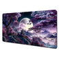 Red and Black Art Landscapes Large Mouse Pad Anti-Slip Durable Desk Mat Offices Accessories Keyboard Mouse Mat Tapis De Bureau