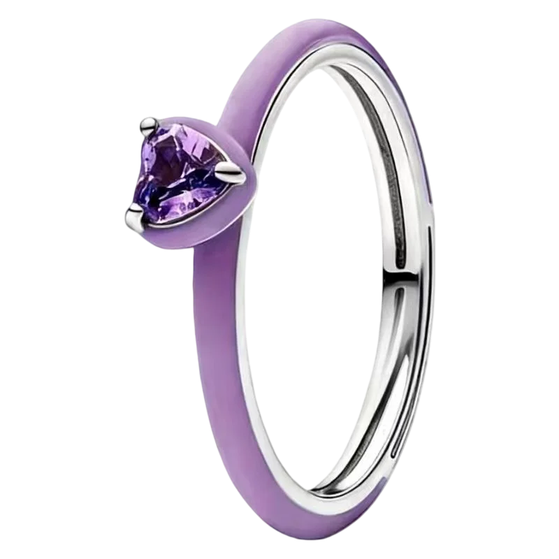S925 Silver Bow Love Flower Ring Fashionable and High End Style Ring