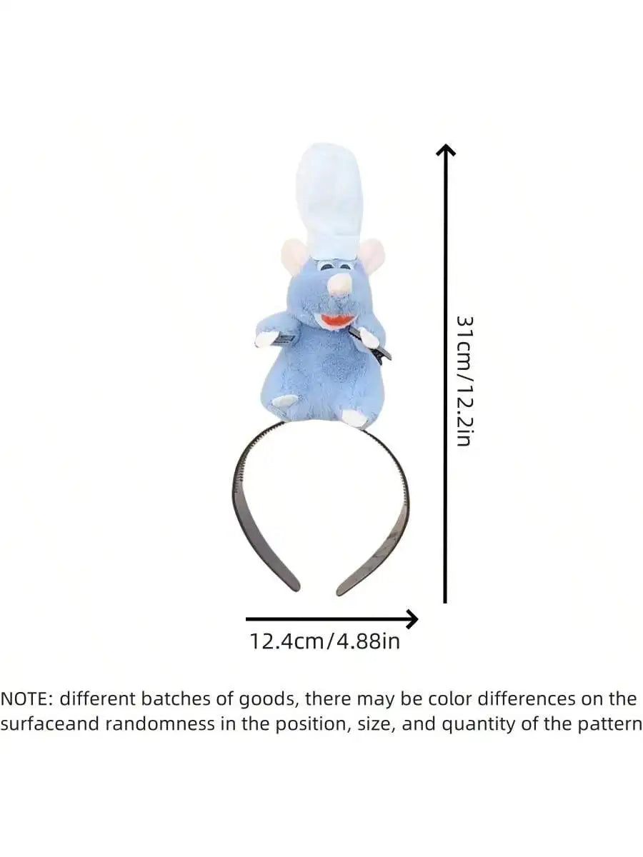 1/2pcs Whimsical Cartoon Mouse Headband - Soft and Comfortable Women's Hair Accessory for  Costume Play, and Everyday Fun