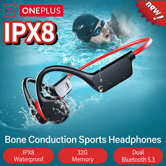 Bone Conduction Sport Headphones IPX8