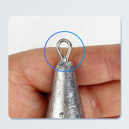 5pcs/20pcs 10g-100gFishing Weights Sinkers Teardrop-shaped hook-ring sinker for fishing Fishing tackle Casting Drop Shot Weights