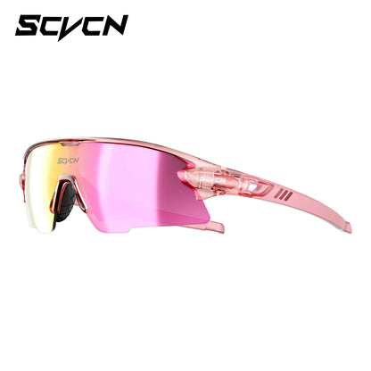 SCVCN UV400 Cycling glasses MTB Road Bike Riding Eyewear Outdoor Sport Sunglasses Running Driving Goggles Men Women camping golf
