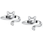 2pcs Adjustable Knitting Crochet Loop Ring Knittied Yarn Guide Finger Faster Holder Thimble Crocheters Thread Ring Sewing Tools