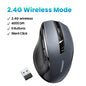 UGREEN Ergonomic Mouse, 6-Button Wireless 2.4G Bluetooth Dual Mode, 5-Level 4000 DPI Adjustable , Silent Click for PC Laptop