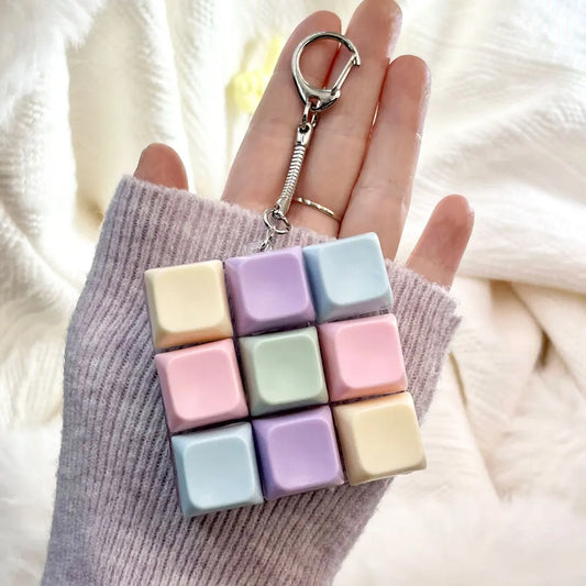 9-Key Mechanical Switch Fidget Keychain
