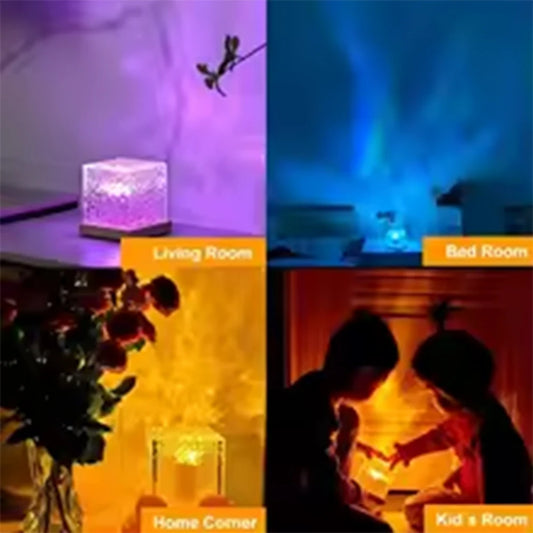 RGB Ocean Wave Aurora Night Light